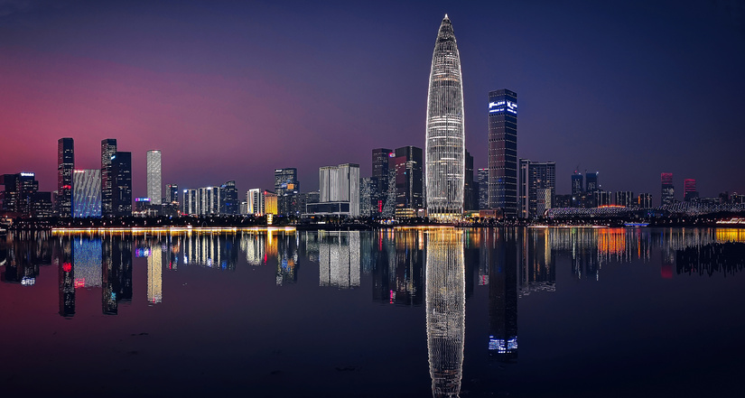 ShenZhen Cityscraper at night